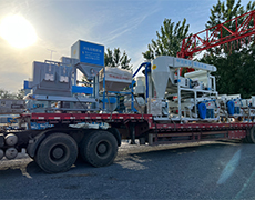 茂恒機械:新款40M型復式精選機裝車發貨