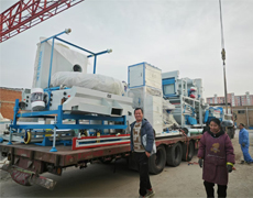 茂恒機械：種子精選機系列裝車發貨