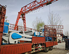 小麥種子精選機、包衣機裝車發(fā)貨