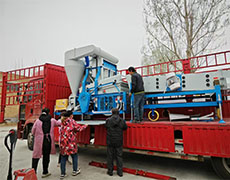 茂恒機械：雙風(fēng)選雙比重復(fù)式精選機裝車發(fā)貨